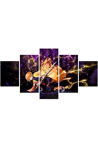 Al Raied ملصق أنمي زينيتسو مطبوع على قماش لوحة فنية جدارية لغرفة المعيشة وديك...