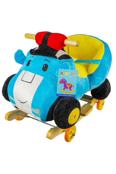 OEM Balansoar Lemn Pentru Bebelusi, Masina Politie