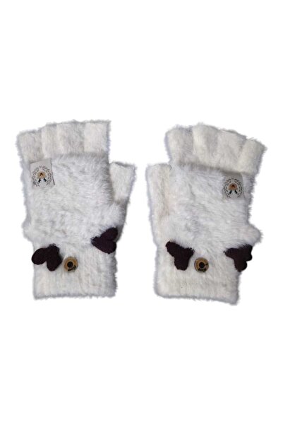 Aware Time Kitti 4-8 Years Old Girls' Knitted Gloves with Lids