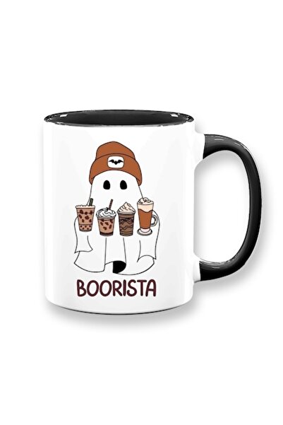 OEM Cană personalizată cu mesajul „Boorista”, Betaprint, albă cu interior neg...