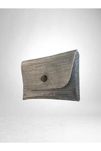 KumaşEvi Glitter Mini Card Holder Wallet – Money Pouch, Card Holder, Snap Fastener Model 10X7 cm