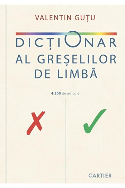 Editura Cartier Dictionary of language errors. 4300 items