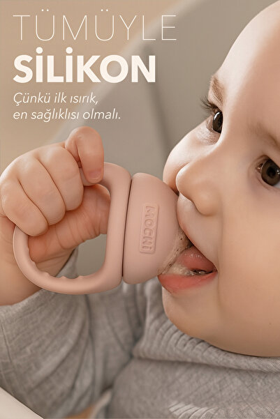 Mochi Pop-Up Gıda Emziği Yeşil