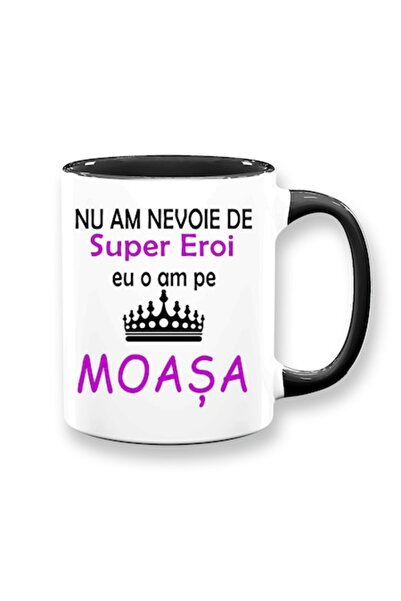 OEM Cană personalizată pentru moașă cu mesajul: „Nu am nevoie de supereroi”, ...