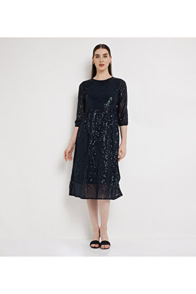 Aeropostale Aero Women's Sequin Work Midi Dress