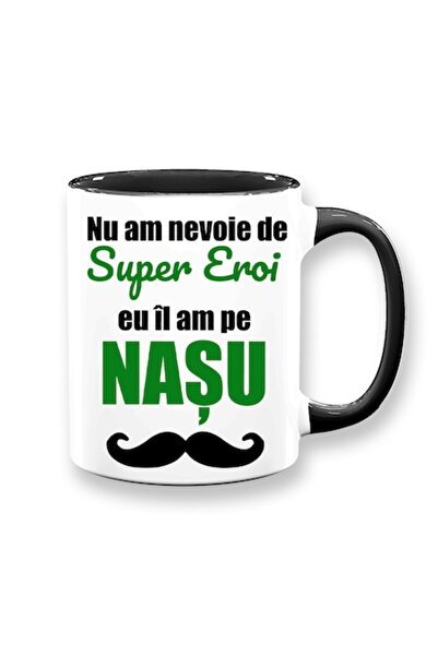 OEM Cană personalizată cu mesajul: „Nu am nevoie de supereroi, îmi am nașul”,...