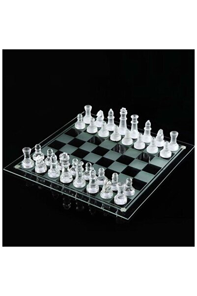 STUMBANNG لعبة مجموعة الشطرنج الزجاجية