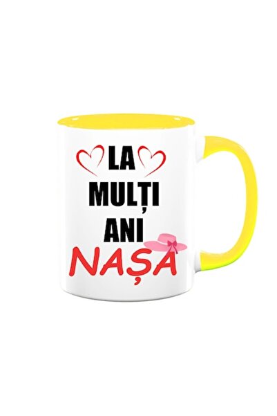 OEM Cană personalizată cu mesajul „La mulți ani, nașa”, Betaprint, motivul 1,...