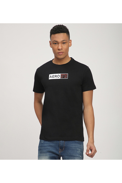 Aeropostale Black Men's Aero Graphic T-Shirt