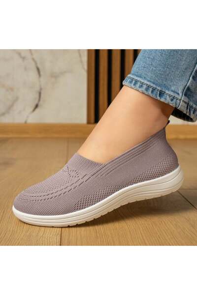 Modlet.ro Women's purple perforated low-soled sports espadrilles MOD13056
