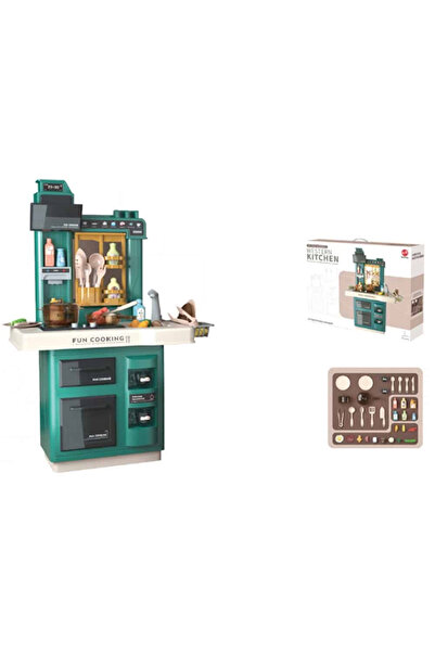 DanyCris Play kitchen set, with light and sound, blue - 858A