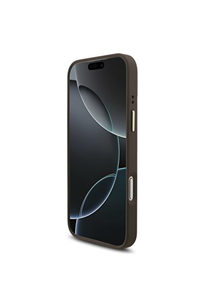 Guess Θήκη για iPhone 17 Pro Max, Σιλικόνη 4G με Μεγάλο Μεταλλικό Λογότυπο, Λεπτή Προστασία, Καφέ