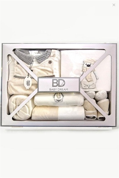 Baby Dreams مجموعة هدايا بيبي دريم للأطفال، 8 قطع (من 0 إلى 4 أشهر)