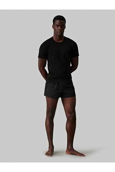 Calvin Klein Men Black Crew Neck Lounge T-Shirts Pack of 2