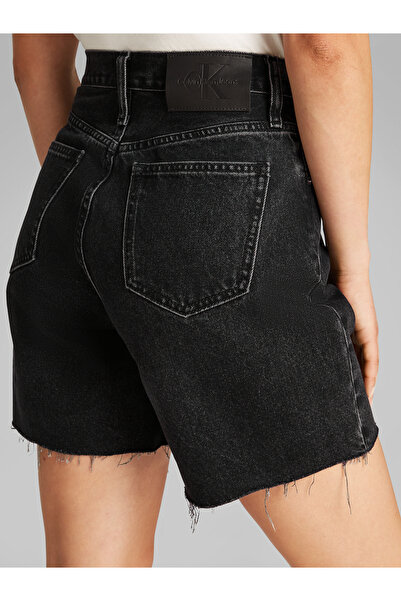 Calvin Klein Women Denim Black Bermuda Shorts