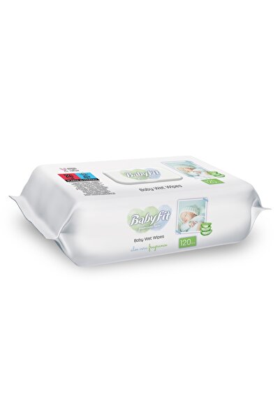 babyfit NATURAL ALCOHOL FREE ALOE VERA WET WIPES*120