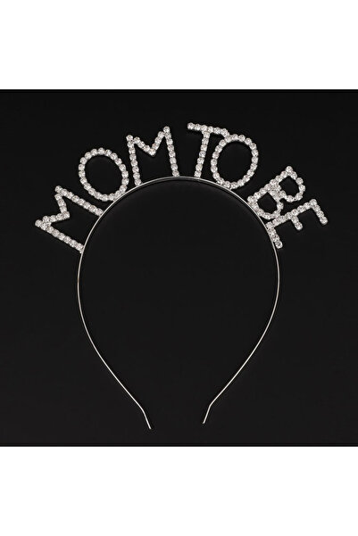 Mustran Кристален камък, сребърен цвят, корона за бъдеща майка