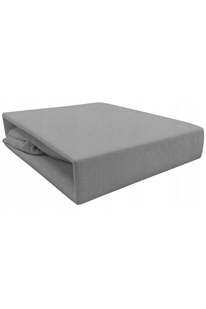 Other Jersey cotton fitted sheet 160x200 dark gray