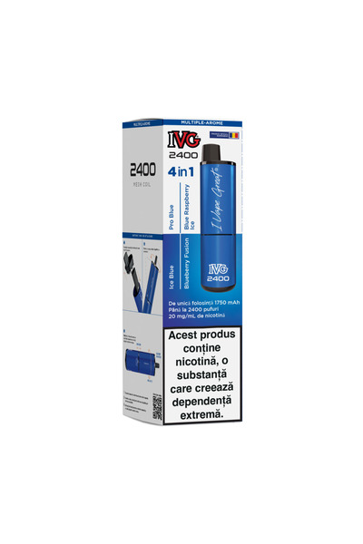 IVG 2400 Edition 4 in 1 multi flavor blue edition