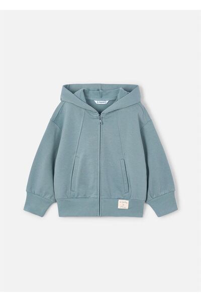 MAYORAL سويت شيرت بناتي بسحاب بالنعناع 4449