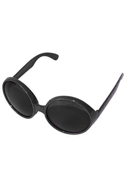 Mustran 80's Black Color Nostalgia Greenwood Party Glasses