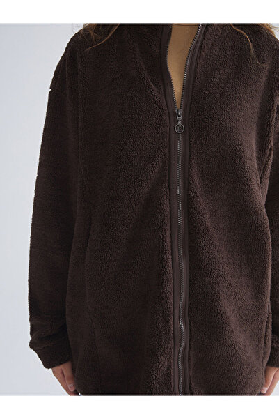 LC Waikiki Dik Yaka Kadın Polar Hırka