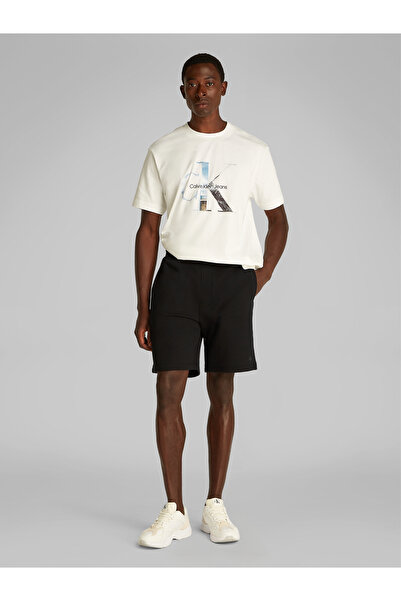 Calvin Klein Men Black Summer Terry Casual Shorts