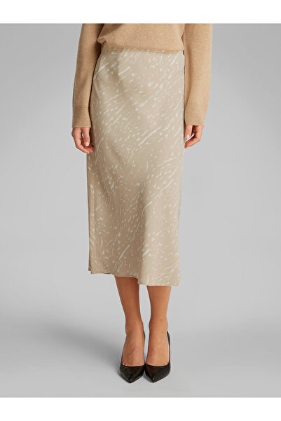 Calvin Klein Women Peyote Printed Elastic Waist Midi Skirt