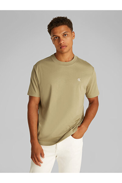 Calvin Klein Men Tree House Serif Monogram Crew Neck T-Shirt