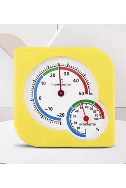 gaman 2in1 Analog Ekran Sıcaklık ve Nem Ölçer Termometre ( Masaüstü veya Duva...
