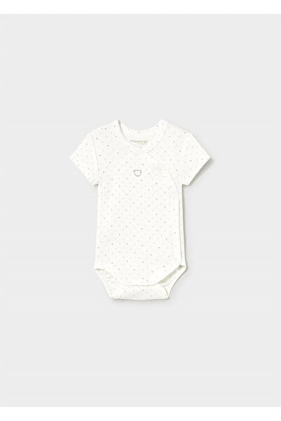 MAYORAL Baby Boy Short Sleeve Bodysuit White 2711