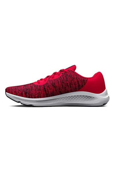 Under Armour , Light Logo Charged Pursuit 3 Running Shoes, Red, Faded Black, 7
