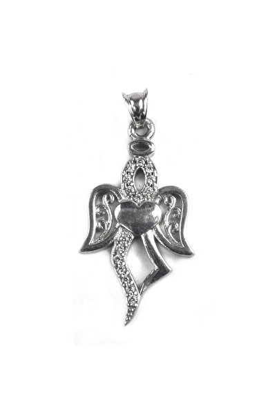 Bibilel Flying Angel Pendant, Sterling Silver 925, 3 cm x 2 cm
