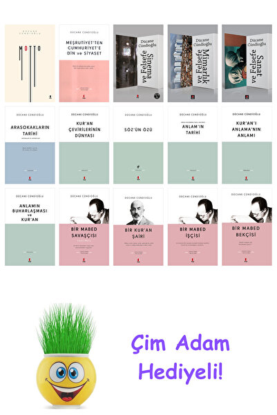 Kapı Yayınları Dücane Cündioğlu 15 Kitap Seti + Çim Adam Hediye