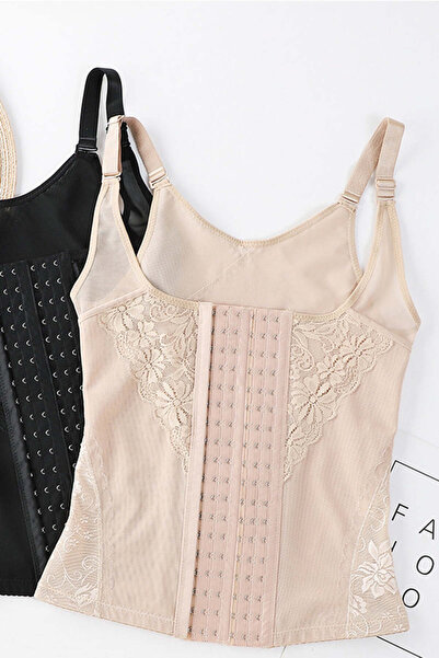 WildFashion Vest-type shaping corset with cut-out bust M777-152