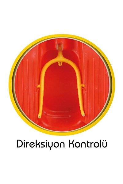 TOHA Rally Kızak | Direksiyonlu Kar Kızağı | 36+ Ay | 50 Kg Taşıma Kapasiteli Kayak Oyuncağı