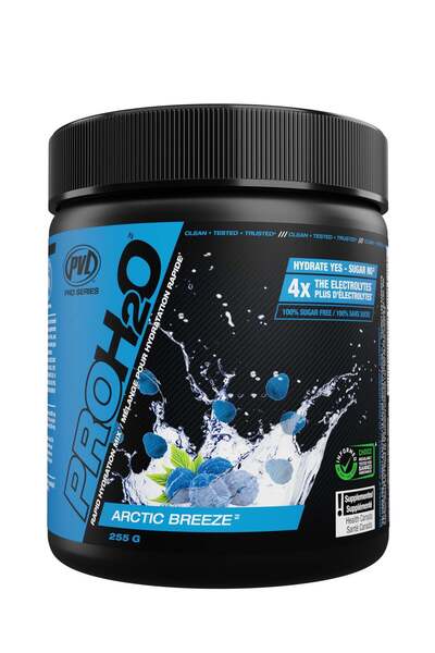 PVL سلسلة Pro PROH2O 255 جرام من إلكتروليتات Arctic Breeze