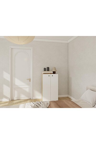 Masif Market 2 Kapaklı Çok Amaçlı Dolap Koton Vizon