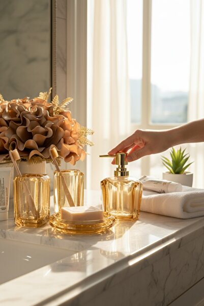 ROY KING AKRİLİK KRİSTAL BANYO SETİ