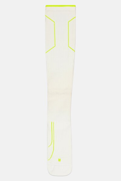 Puma Men 1 Pair Printed Running Socks, Off White