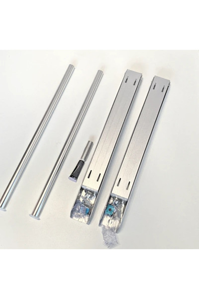 Rovitech Foldable clothes drying rack made of aluminum alloy, 40 x 32.5 x 30 x 4.5 cm, silver