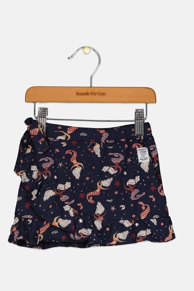 Feetje Toddlers Girl Mermaid Print Skirt, Multicolor