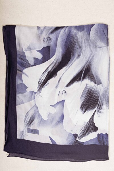 Akel Patterned Cotton Silk Shawl Pattern-3