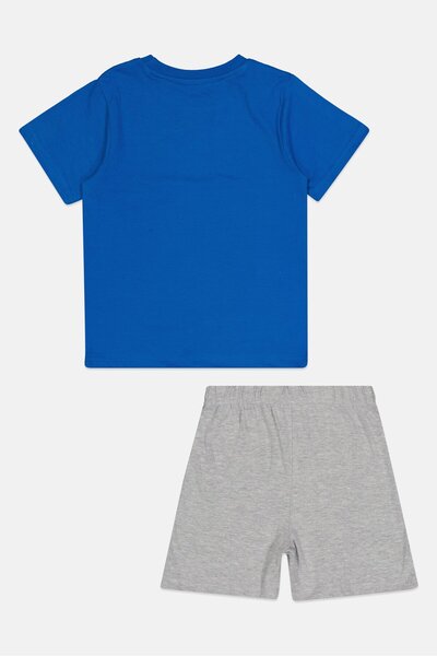 Disney Toddlers Boy 2 Piece Minions Short Sleeve Top And Shorts Pajama Set, Multicolor