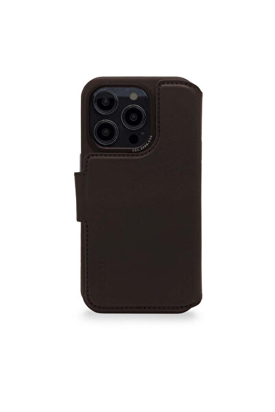 Apple Decoded protective case with wallet for iPhone 14 Pro, Leather, Brown