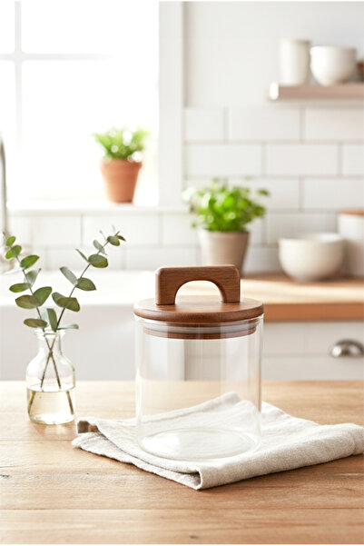 FH finehome Deny Akasya Kapaklı Saklama Kabı 850ml