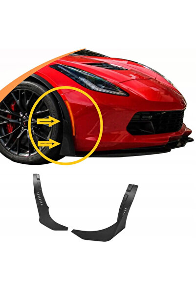 Other Corvette C7 2014-19 Matte Side Splitter STG3 Pair