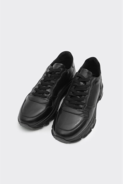 derinet Hakiki Deri Comfort Taban Erkek Sneaker