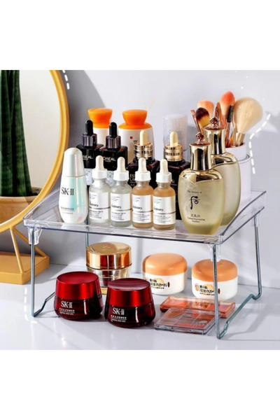 Rovitech Organizator de bucătărie pliabil, sistem de stivuire, picioare din o...