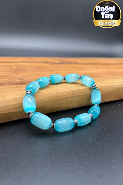 Balzamin Design الطاقة الزرقاء - سوار من حجر السيلينيت والهيماتيت بتصميم خاص ...